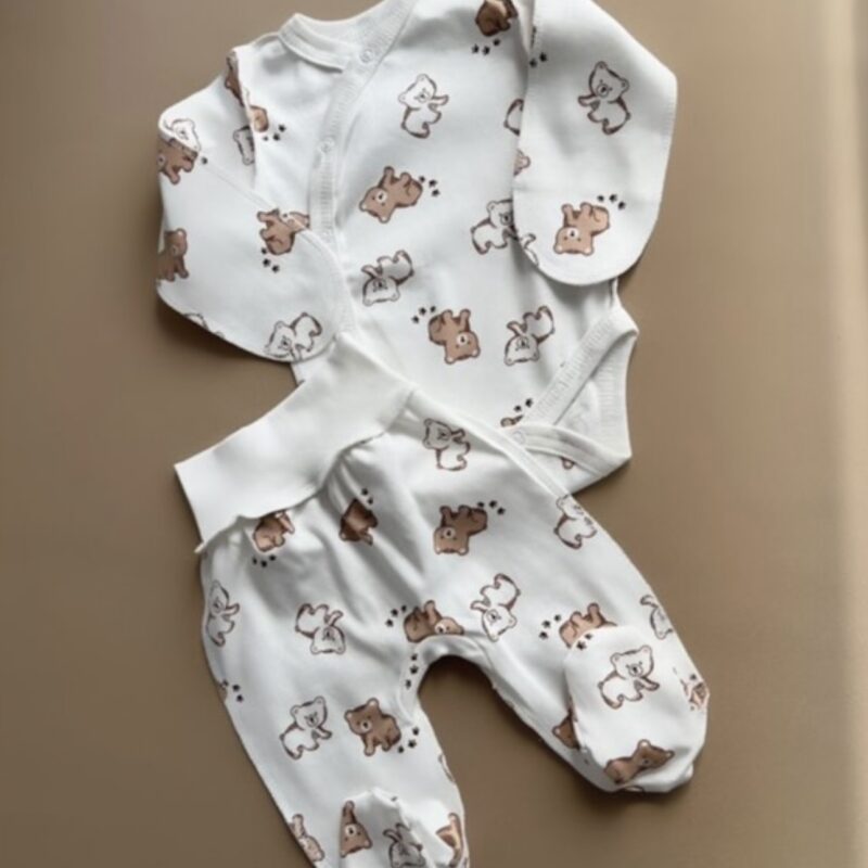 סט בגד גוף ומכנסיים  "Sweet Bear"