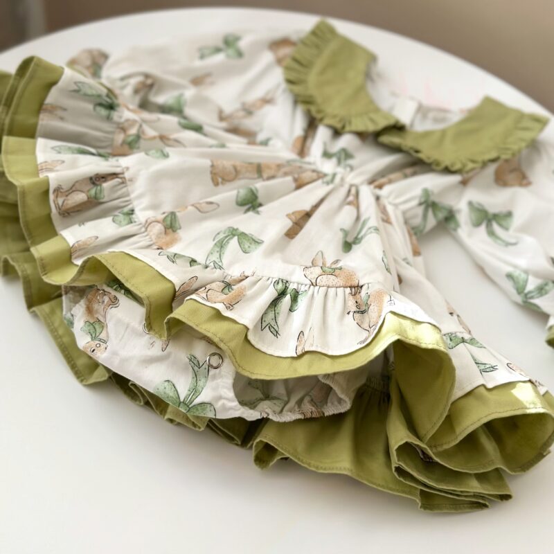 שמלת-בודי "Mili" ירוק