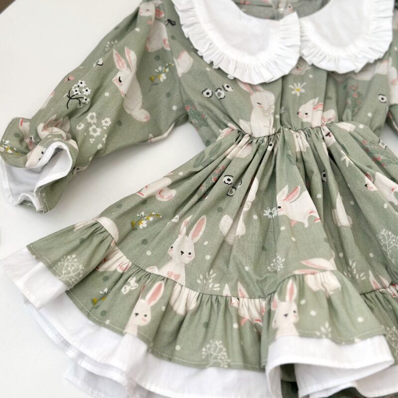 שמלת-בודי "Mili" פיסטוק