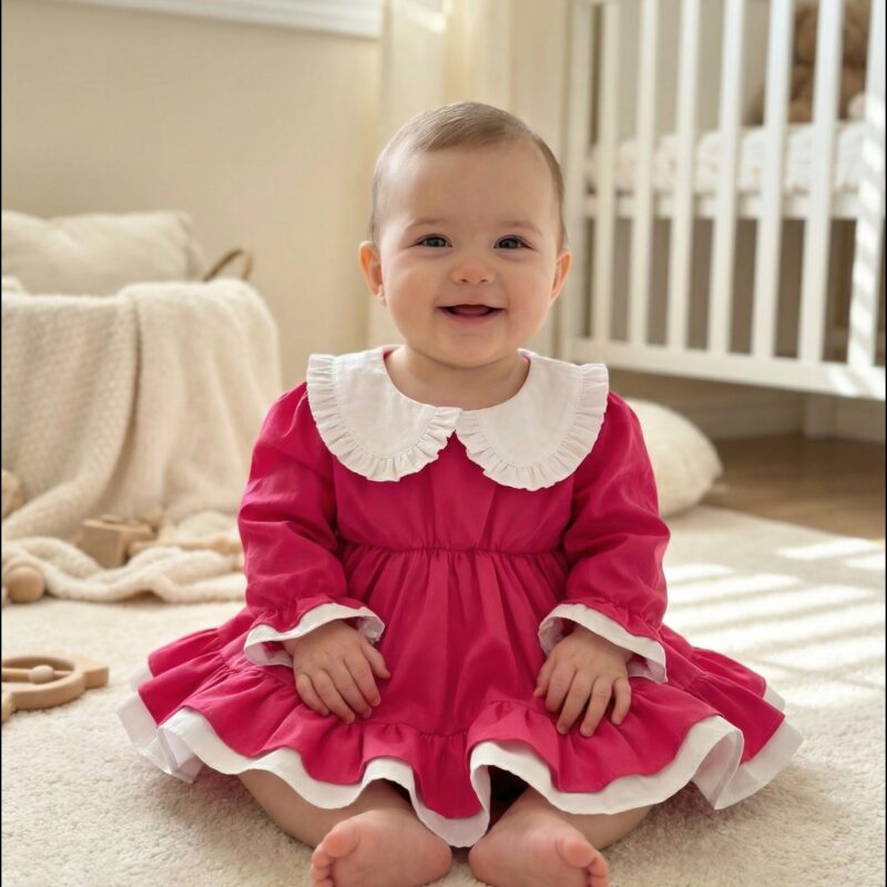 שמלת-בודי "Mili" פטל