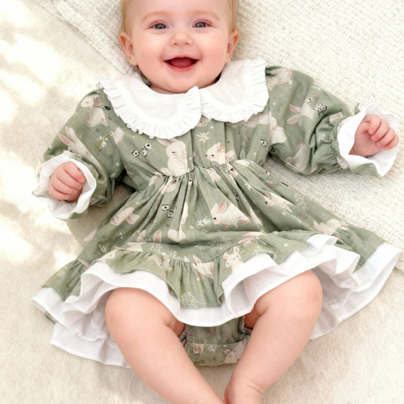 שמלת-בודי "Mili" פיסטוק